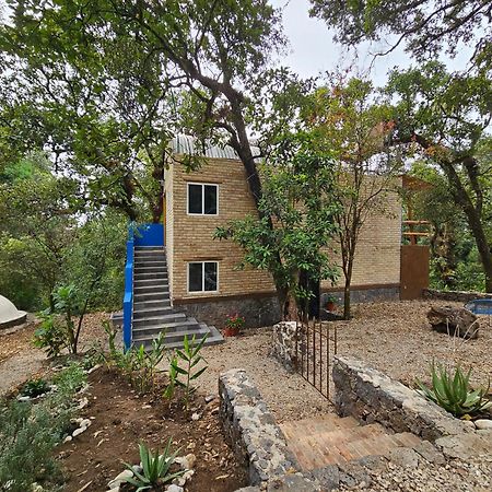 La Cabana Azul Al Fondo Del Bosque De Tepoztlán Kültér fotó