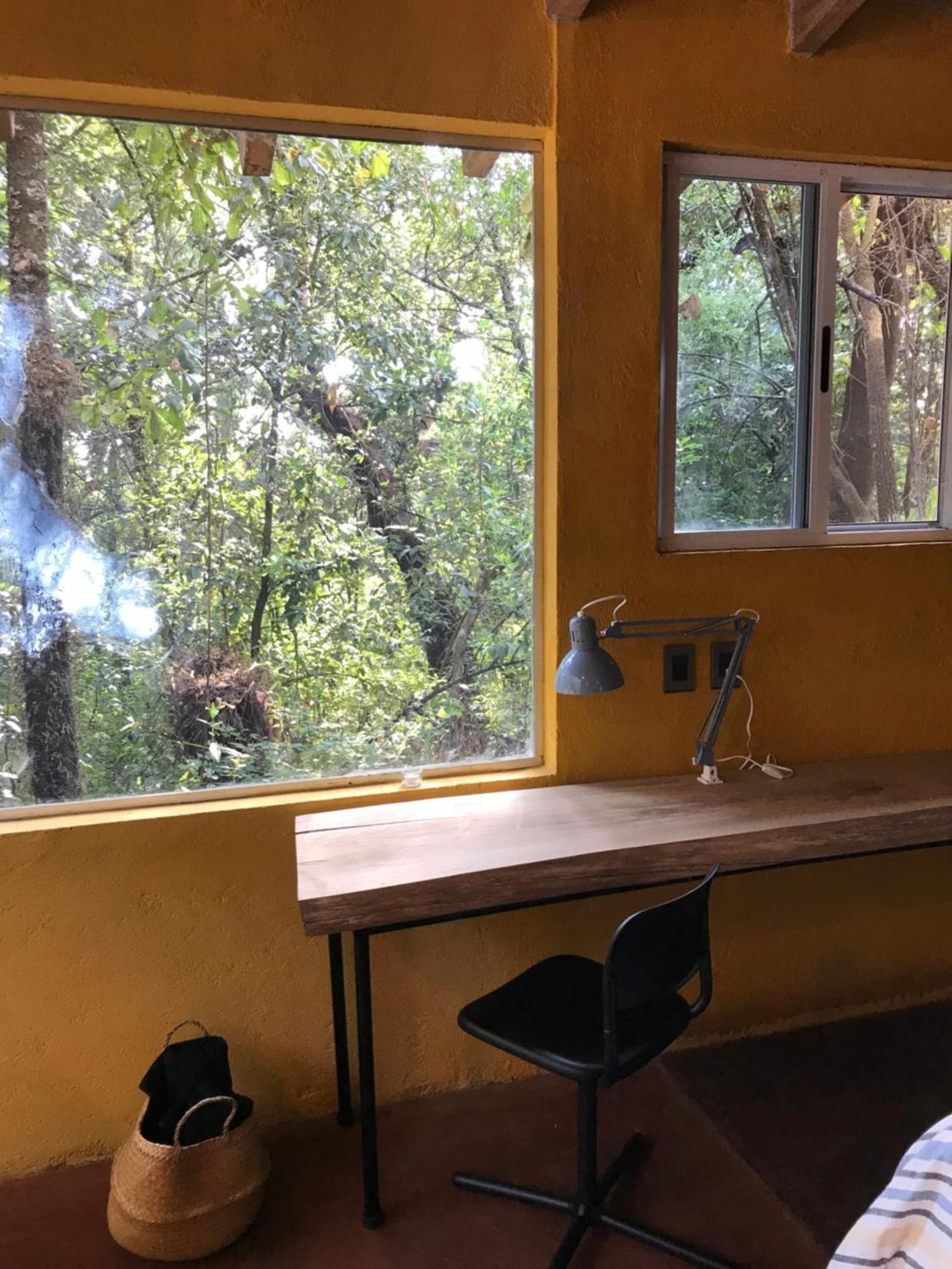 La Cabana Azul Al Fondo Del Bosque De Tepoztlán Kültér fotó