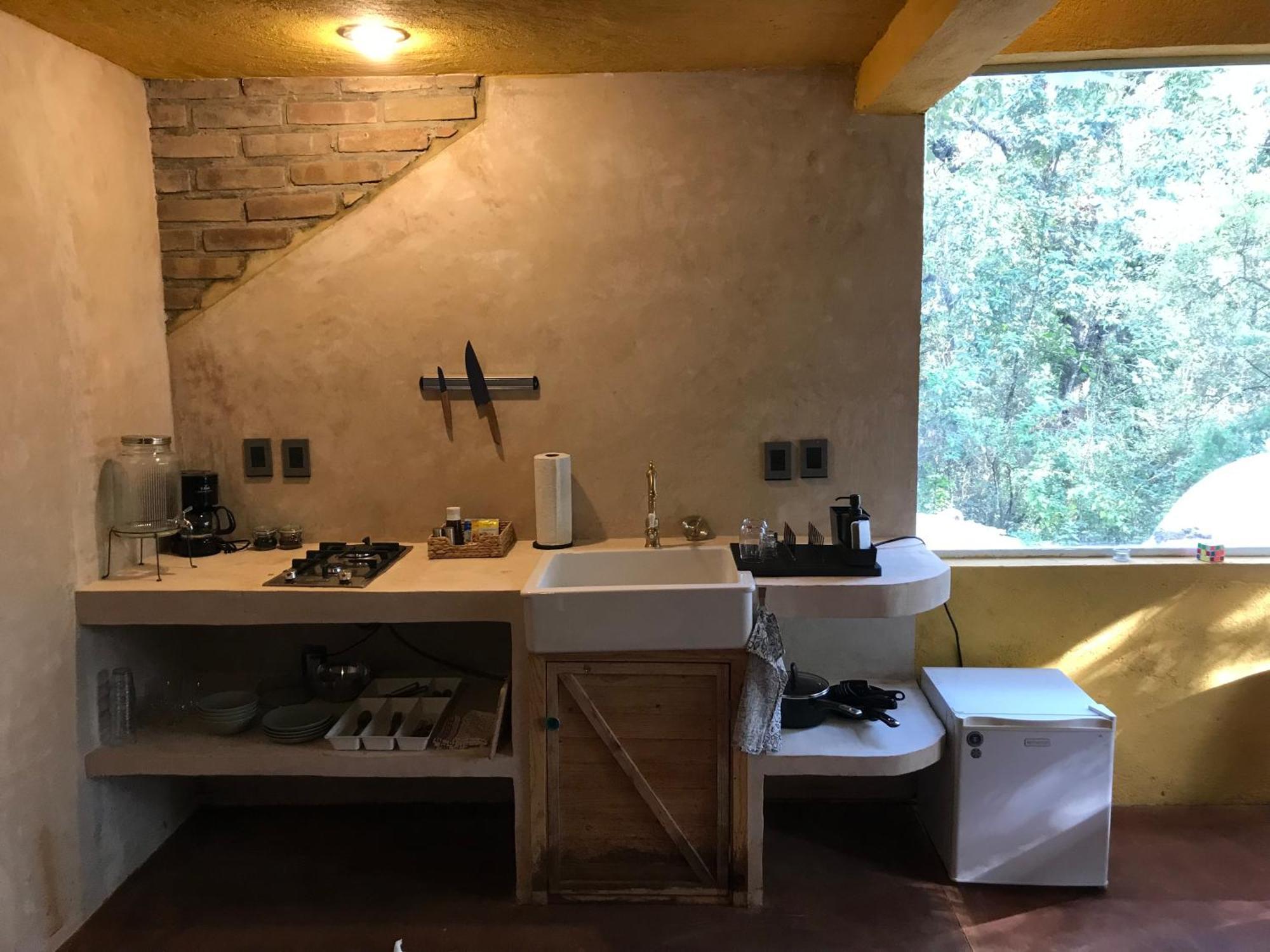 La Cabana Azul Al Fondo Del Bosque De Tepoztlán Kültér fotó